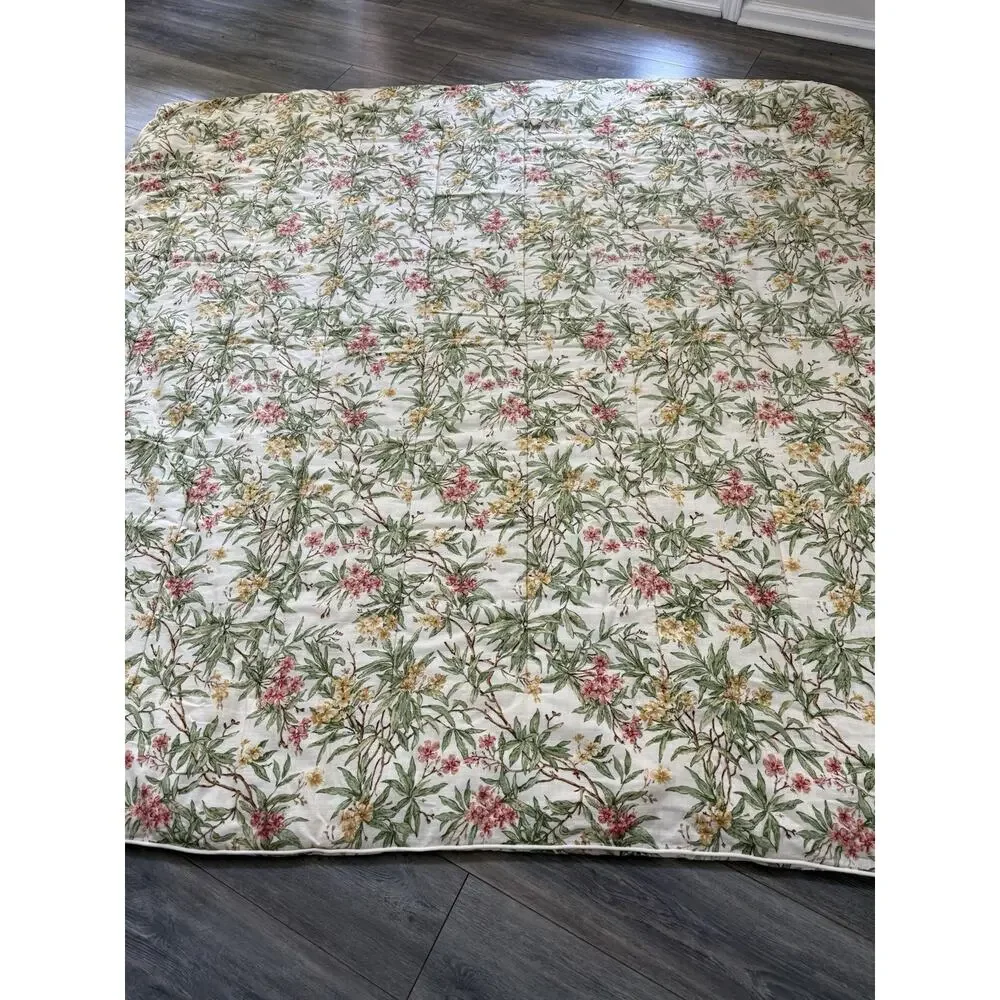 CHAPS RALPH LAUREN Key Biscayne Botanical Tropical Full/Queen Comforter Shams